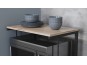 Помощна етажерка за кухня Kitchen 301 (сан марино/черно)